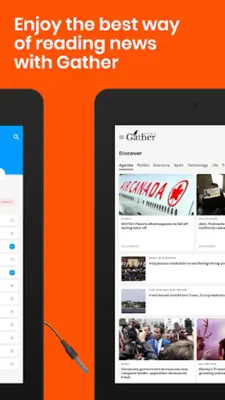 Gather- Breaking News android App screenshot 0