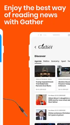 Gather- Breaking News android App screenshot 6